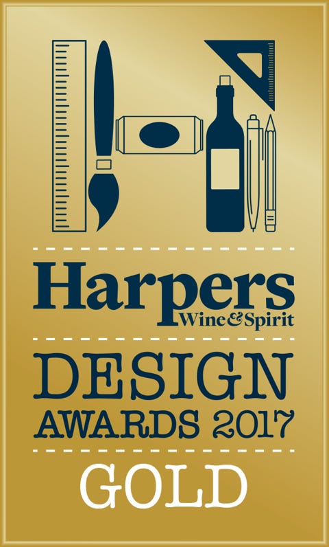 Harpers Wine & Spirit Design Award 2017 - gold